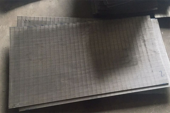 SS 304 στατική οθόνη καλωδίων σφηνών επεξεργασίας χυμού οθόνης φίλτρων κόσκινων 304L