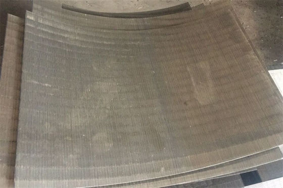 SS 304 στατική οθόνη καλωδίων σφηνών επεξεργασίας χυμού οθόνης φίλτρων κόσκινων 304L