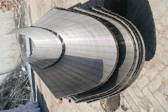 Καλώδιο 0.6mm σφηνών οθόνης κάμψεων κόσκινων φίλτρων τόξων αυλάκωση για τον εξοπλισμό απόβλητου ύδατος
