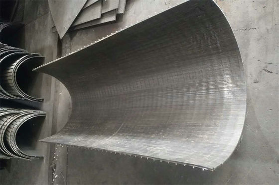Καλώδιο 0.6mm σφηνών οθόνης κάμψεων κόσκινων φίλτρων τόξων αυλάκωση για τον εξοπλισμό απόβλητου ύδατος