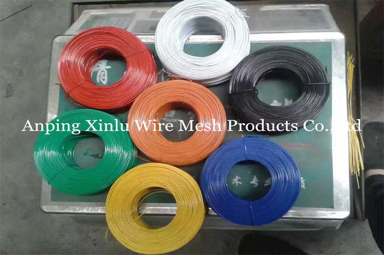 Κόκκινο 2mm Double Loop Tie Wire PVC επικαλυμμένο 16 μεγέθους 3 - 12 ιντσών μήκος για δέσιμο
