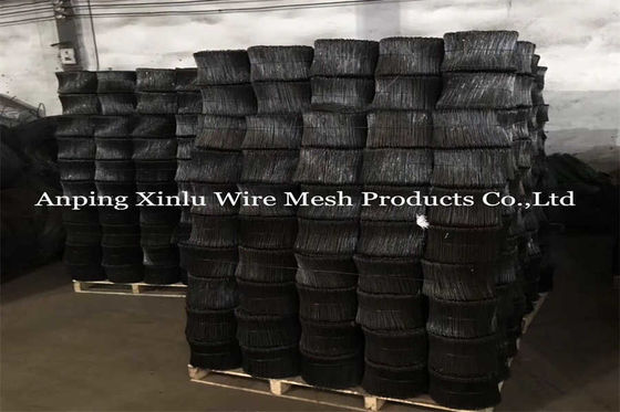 Κήπος Μαύρο Δύο Κύκλωμα Bale Ties 10cm μήκος BWG20 Q235 PVC επικαλυμμένο Twin Loop Rebar δεσμευτικό σύρμα