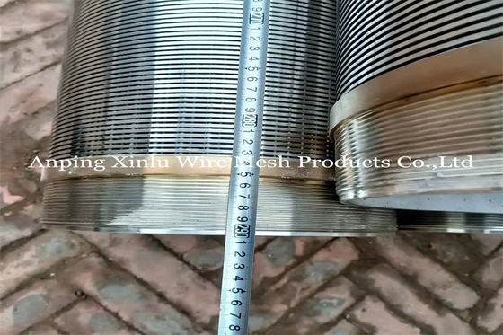 219mm Johnson Σπειροειδής V Σύρμα Αποβρύχια Σκηνή σωλήνα Καμία μαγνητική γυάλωση για αντλία υπόγειων υδάτων