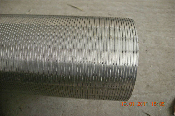 Αντί διάβρωσης SS304 Διαμέτρου 219mm Johnson Wire Water Well Screen Pipe 80 Bars 8&quot; Σπειροειδές σύρμα Στρίψιμο σωλήνα