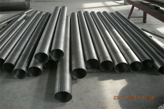 Αντί διάβρωσης SS304 Διαμέτρου 219mm Johnson Wire Water Well Screen Pipe 80 Bars 8&quot; Σπειροειδές σύρμα Στρίψιμο σωλήνα