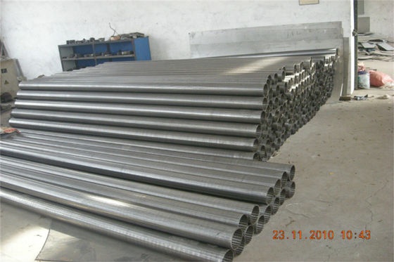 Αντί διάβρωσης SS304 Διαμέτρου 219mm Johnson Wire Water Well Screen Pipe 80 Bars 8&quot; Σπειροειδές σύρμα Στρίψιμο σωλήνα