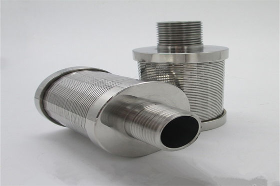 Hastelloy 0.25mm συνεχής φιλτράροντας οθόνη νερού ακροφυσίων FOTI φίλτρων άμμου αυλακώσεων