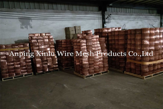 BWG SWG Copper Coated Double Loop Tie Wire 1.0mm X Length 100mm Twin Wire Double Loop Binding Wire (Συμβολοποιητικό σύρμα διπλού βρόχου)